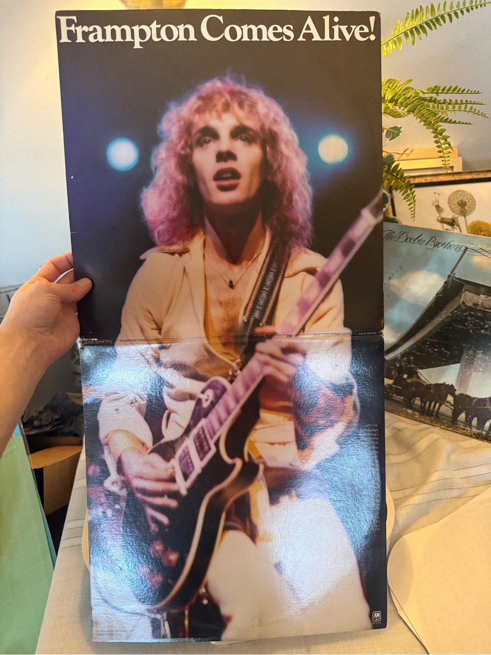 Vintage Record Frampton Comes Alive! LP Vinyl 2 LP Full Sleeve Original